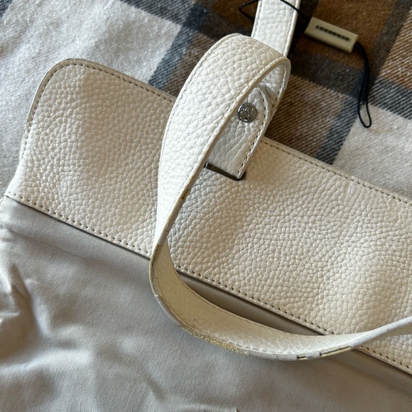 Authentic Burberry Roll-Up Stowell Tote - Cream - Picture 9 of 16